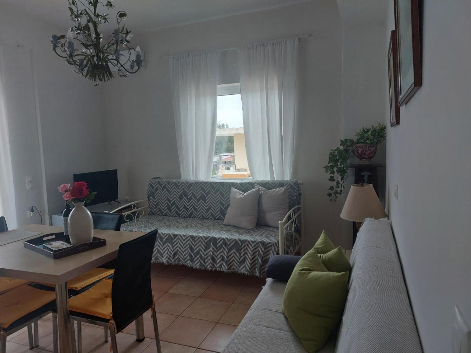 Foivos Seaside Apartments آغيوس غيوريوس الغرفة الصورة